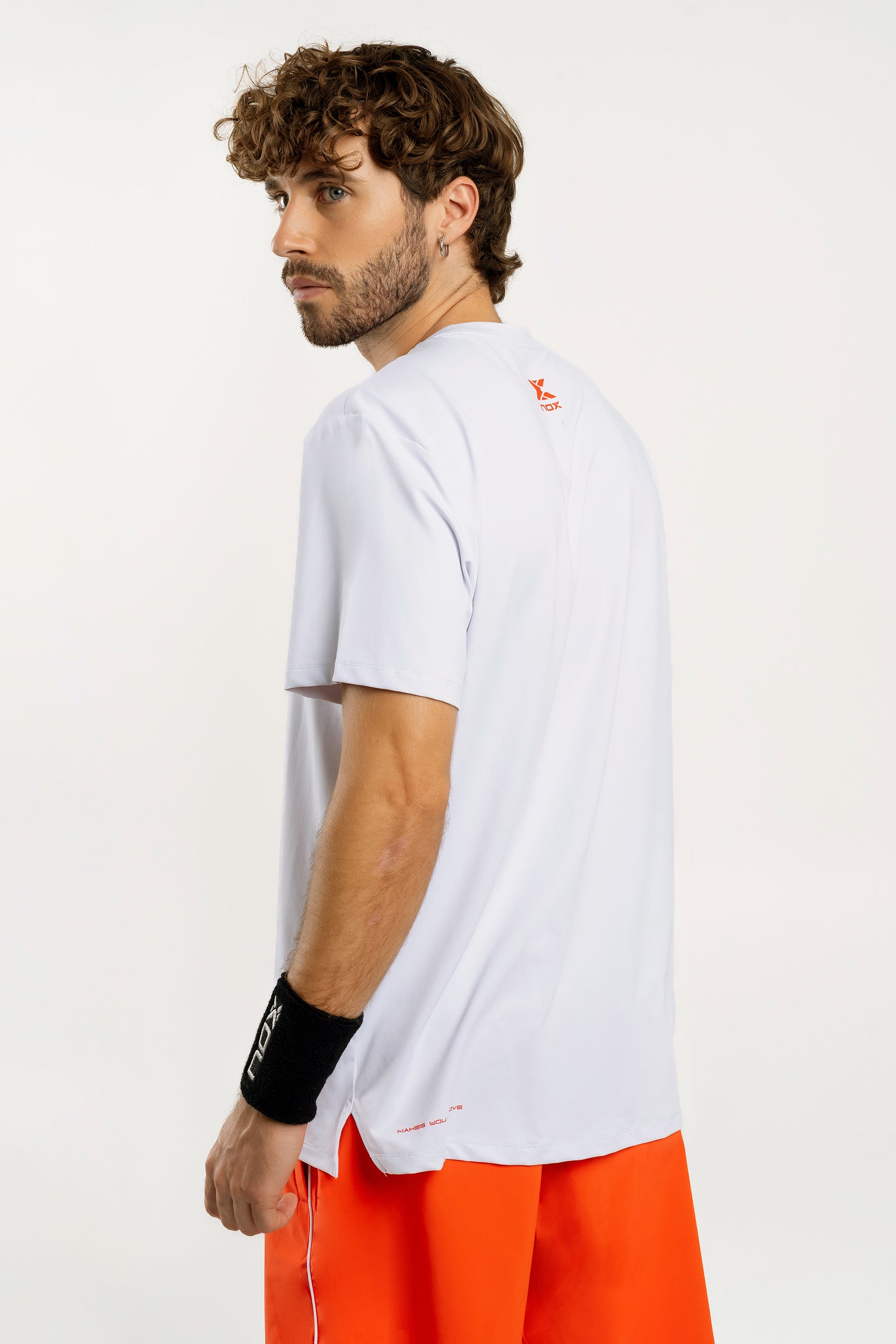 Camiseta Nox Team Regular Hombre Blanca
