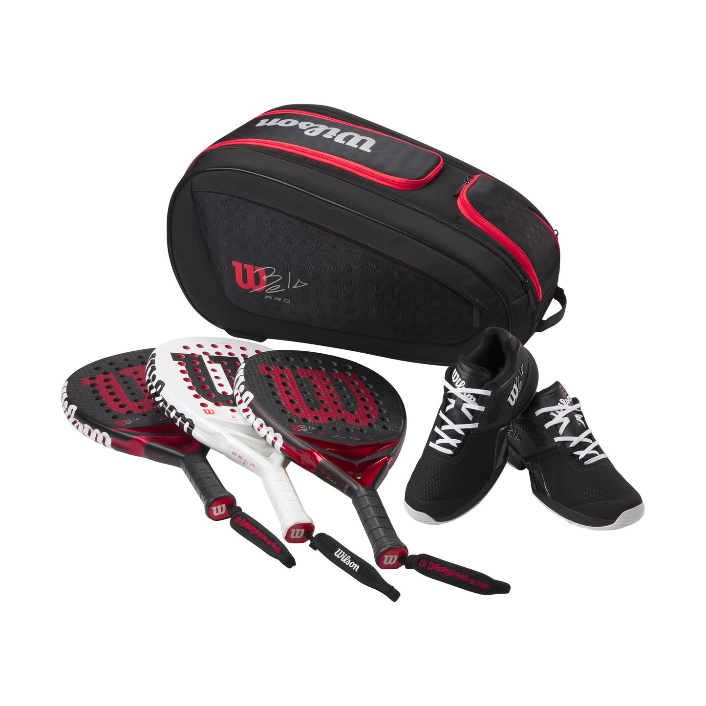 Paletero Wilson Bela Super Tour Negro/Rojo 2025