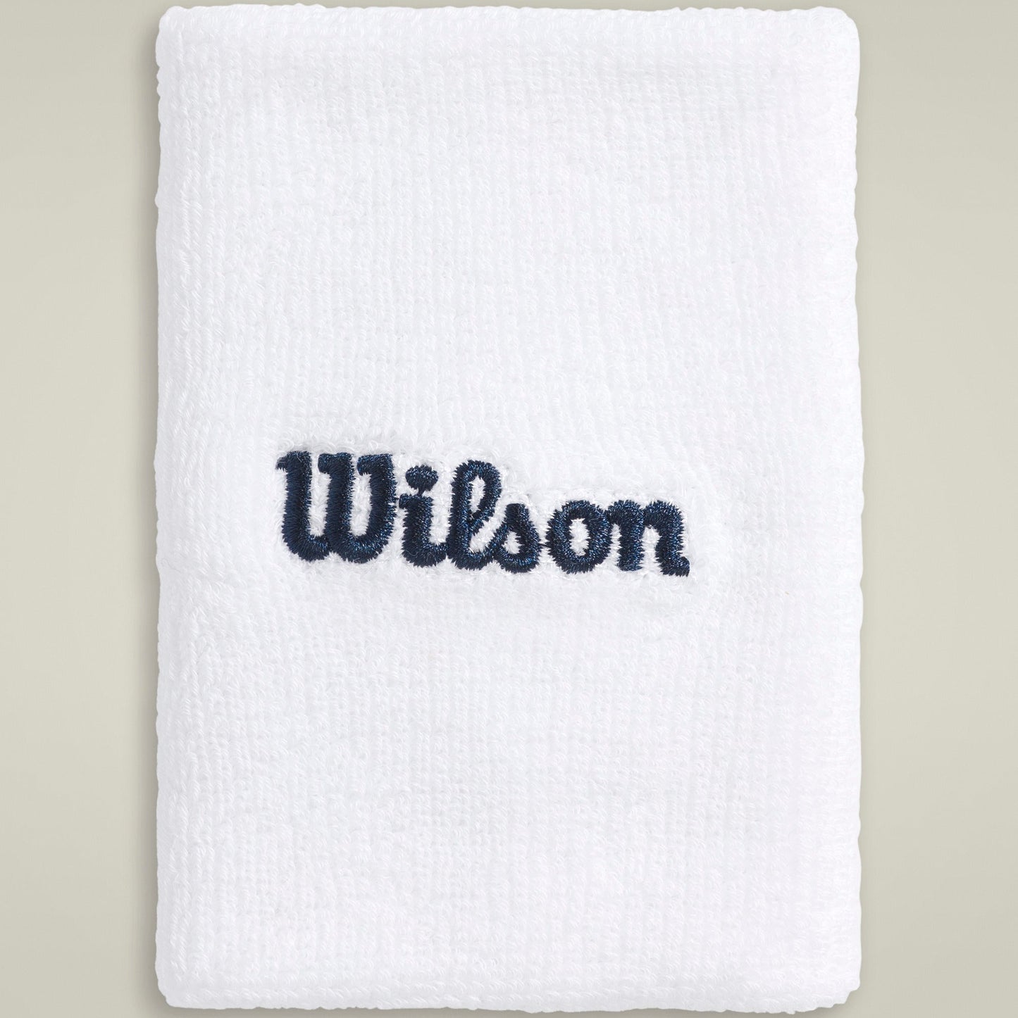 Muñequera de Pádel Wilson Wide Terry Blanco 2025