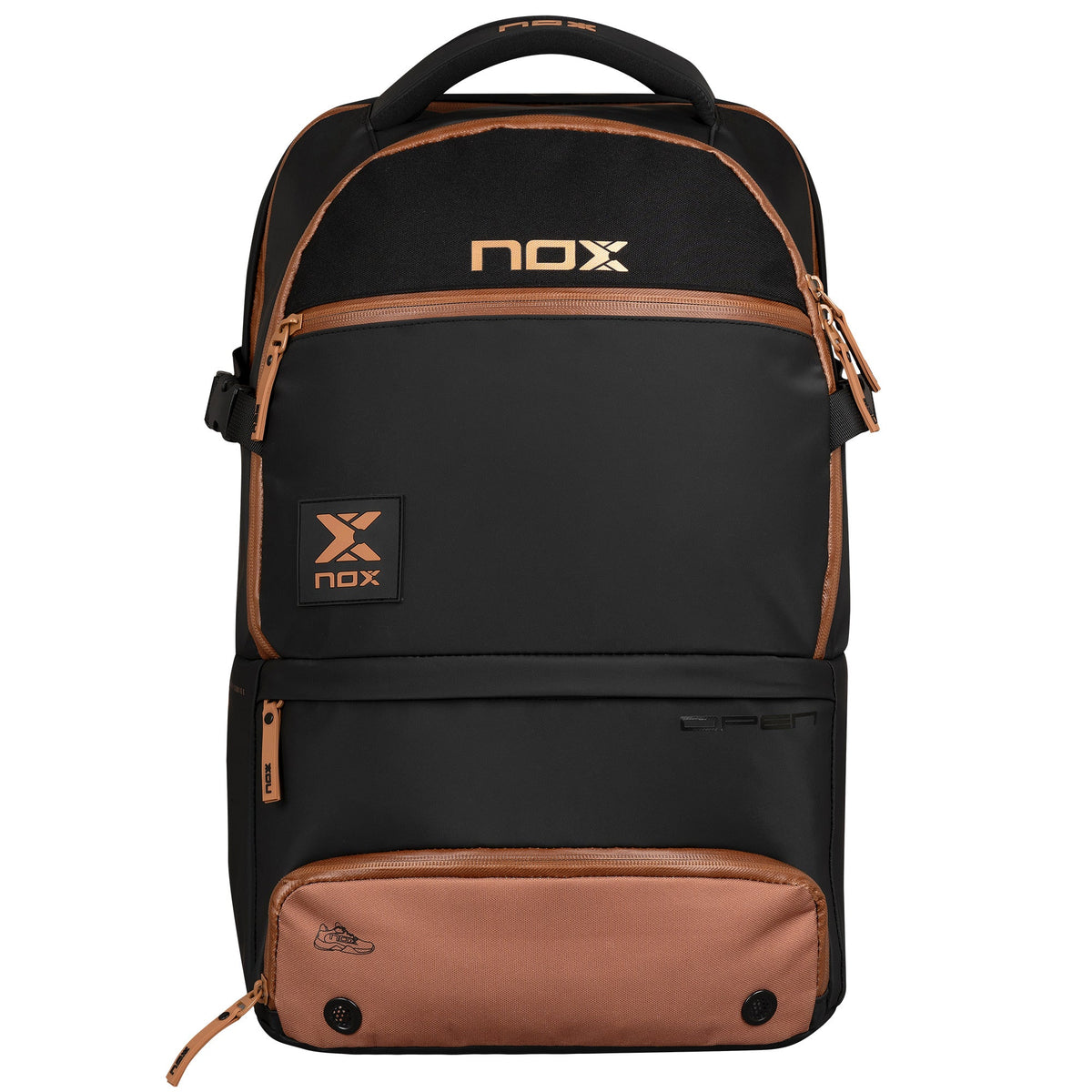 Mochila NOX Luxury Open Series Negro/Marrón