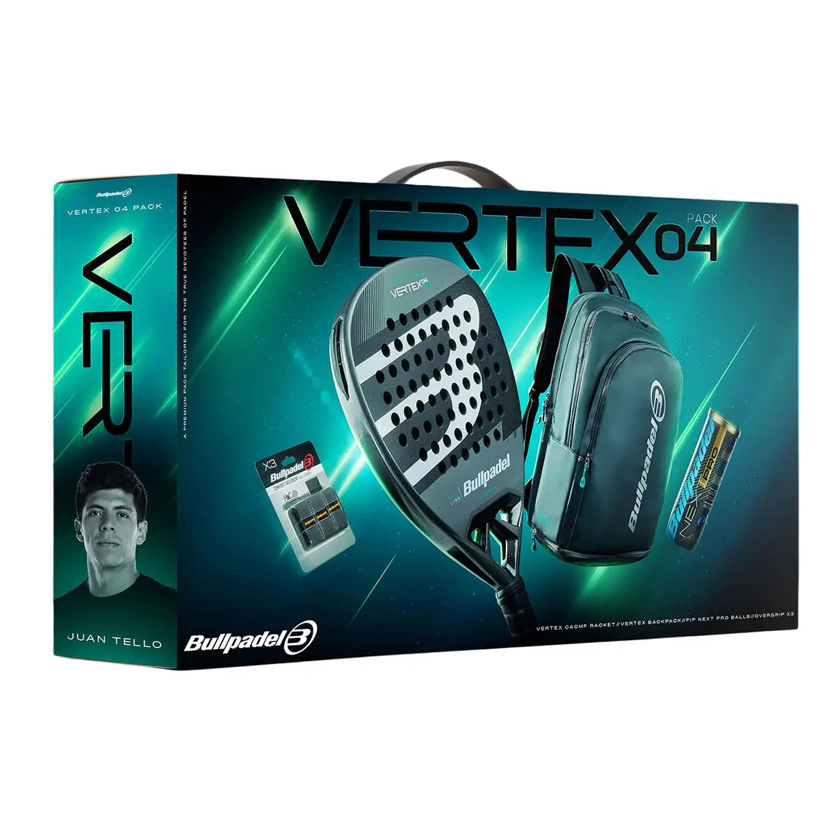 Pack Bullpadel Vertex 04 Comfort 2025