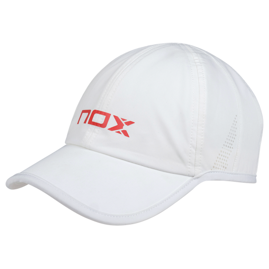 Gorra de Pádel NOX 2025 Blanca/Roja