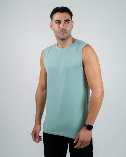 Sleeveless Tee Crisp Green