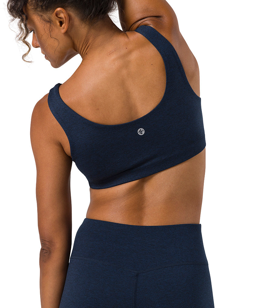 Sujetador Yoga Dhara Manduka Azul Marino/Midnight Heather