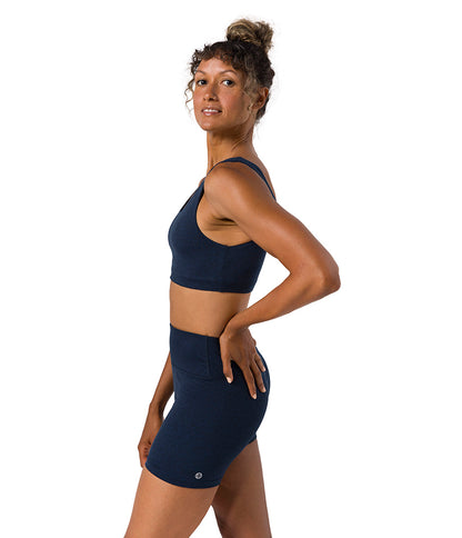 Sujetador Yoga Dhara Manduka Azul Marino/Midnight Heather