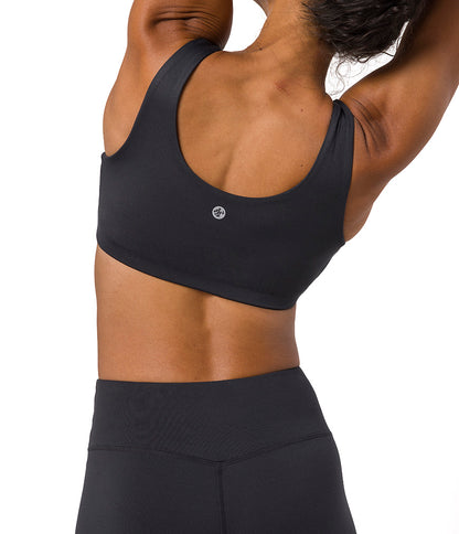 Sujetador Yoga Dhara Manduka Negro/Phantom