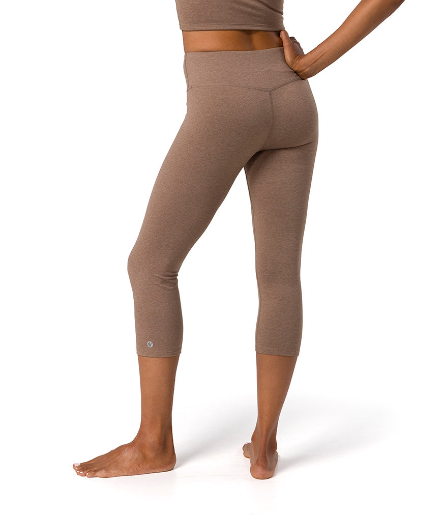 Dhara Capri Legging 3/4 Mujer Manduka Marrón