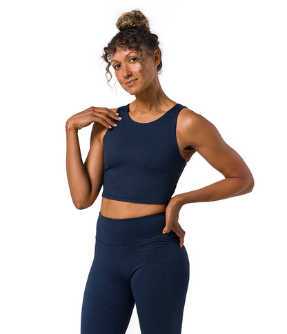 Sujetador Yoga Dhara Manduka Azul Marino/Midnight Heather
