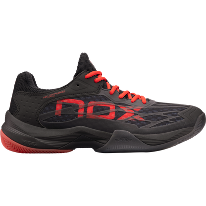 Zapatillas de Pádel NOX AT10 Lux 2025 Negro/Rojo by Agustín Tapia