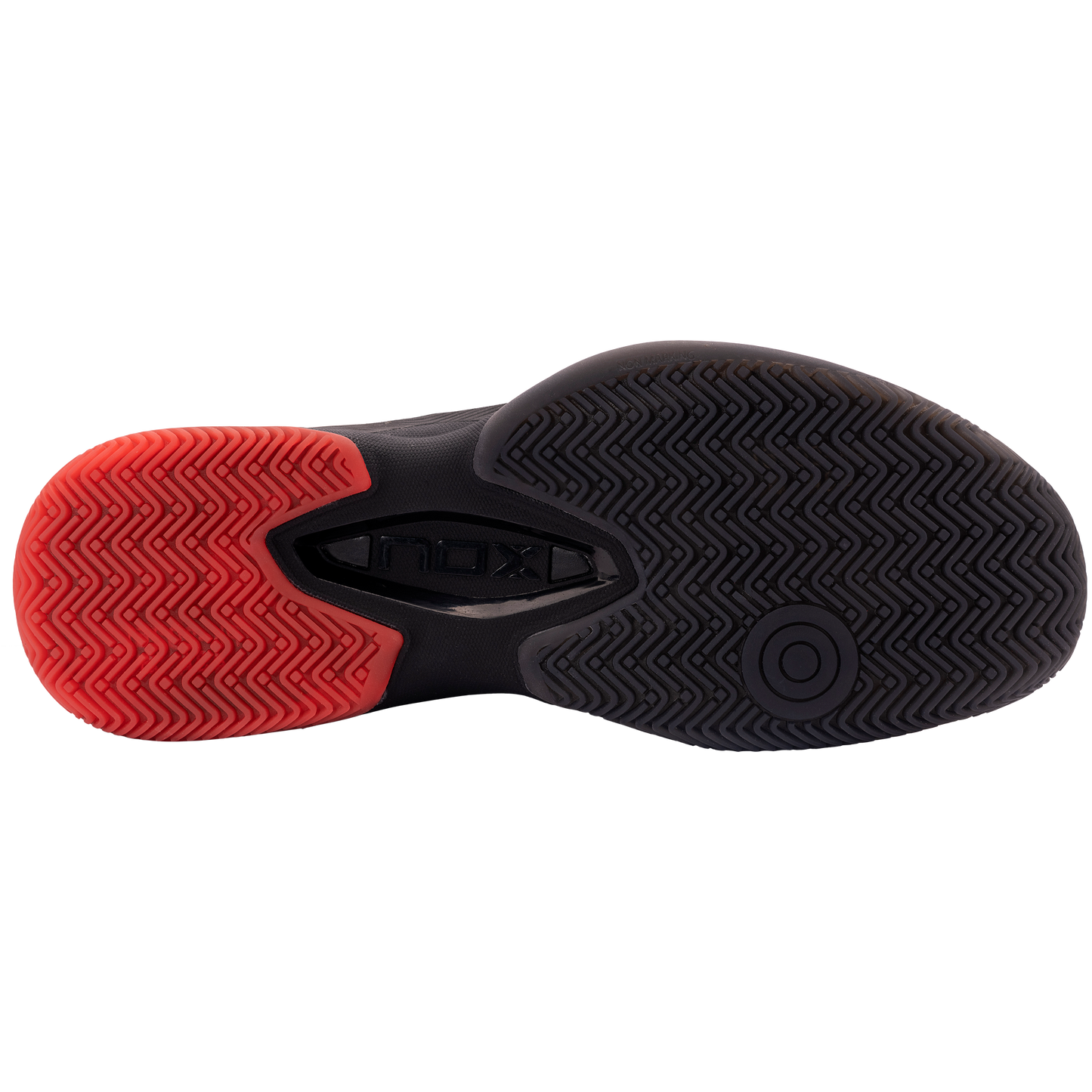 Zapatillas de Pádel NOX AT10 Lux 2025 Negro/Rojo by Agustín Tapia