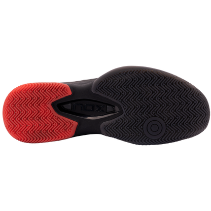 Zapatillas de Pádel NOX AT10 Lux 2025 Negro/Rojo by Agustín Tapia