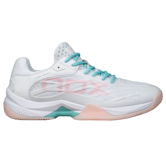 Zapatillas de Pádel NOX AT10 Lux 2024 Blanco/Potpurri by Agustín Tapia