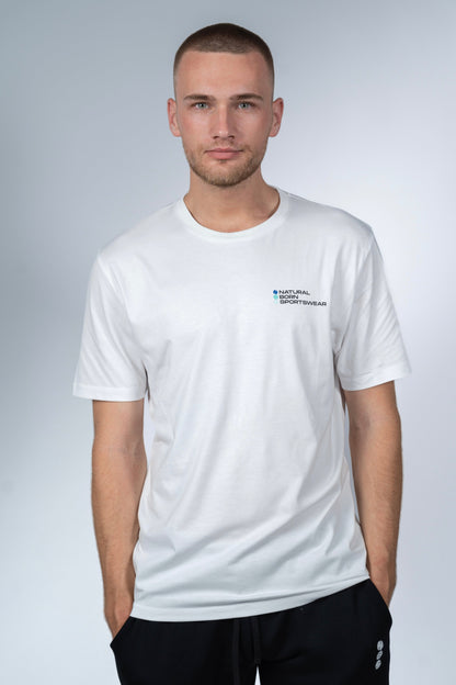 Camiseta Off-Court Blanca - Algodón Orgánico