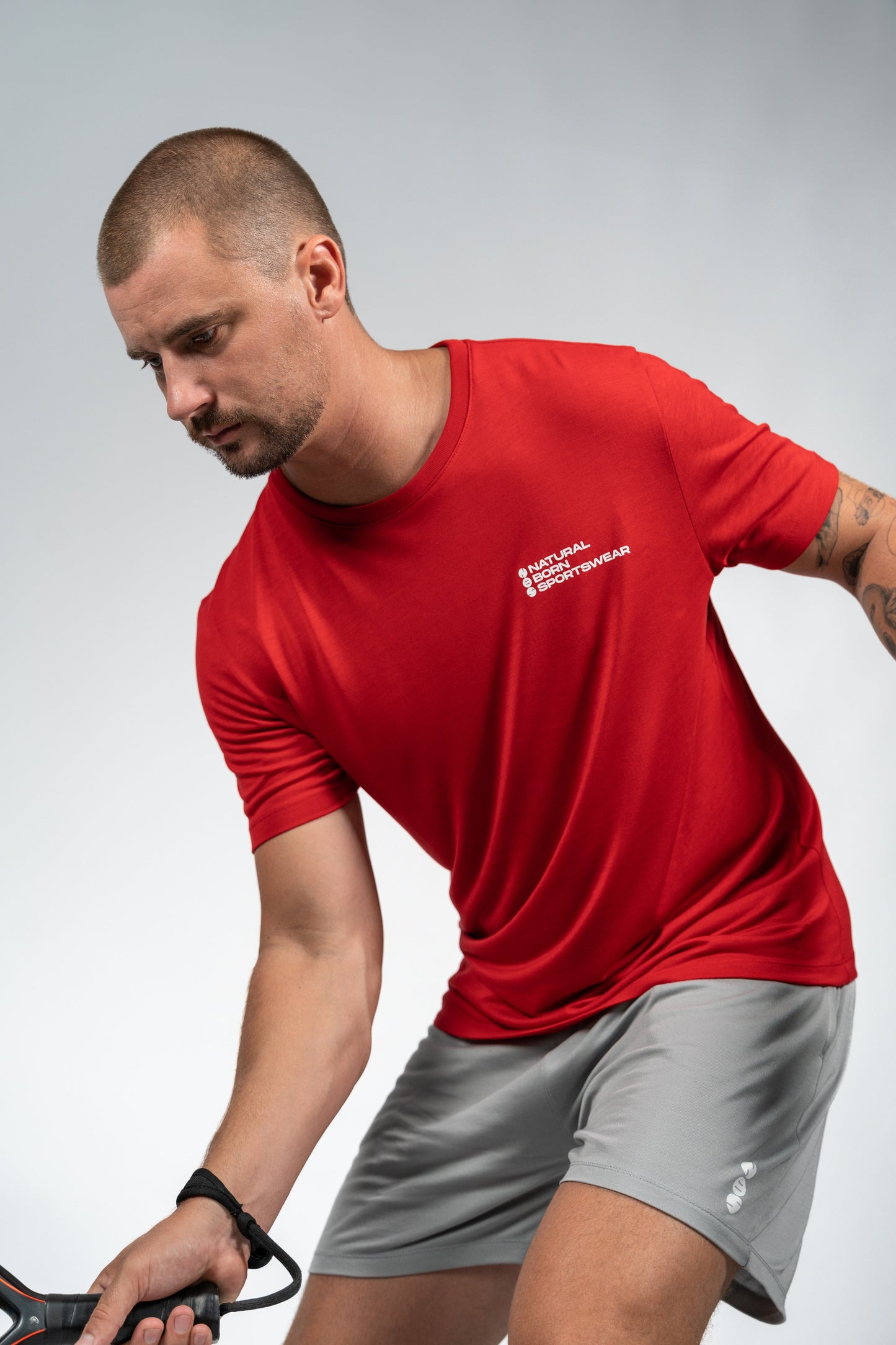 Camiseta NBS 100% Ecológica Rojo