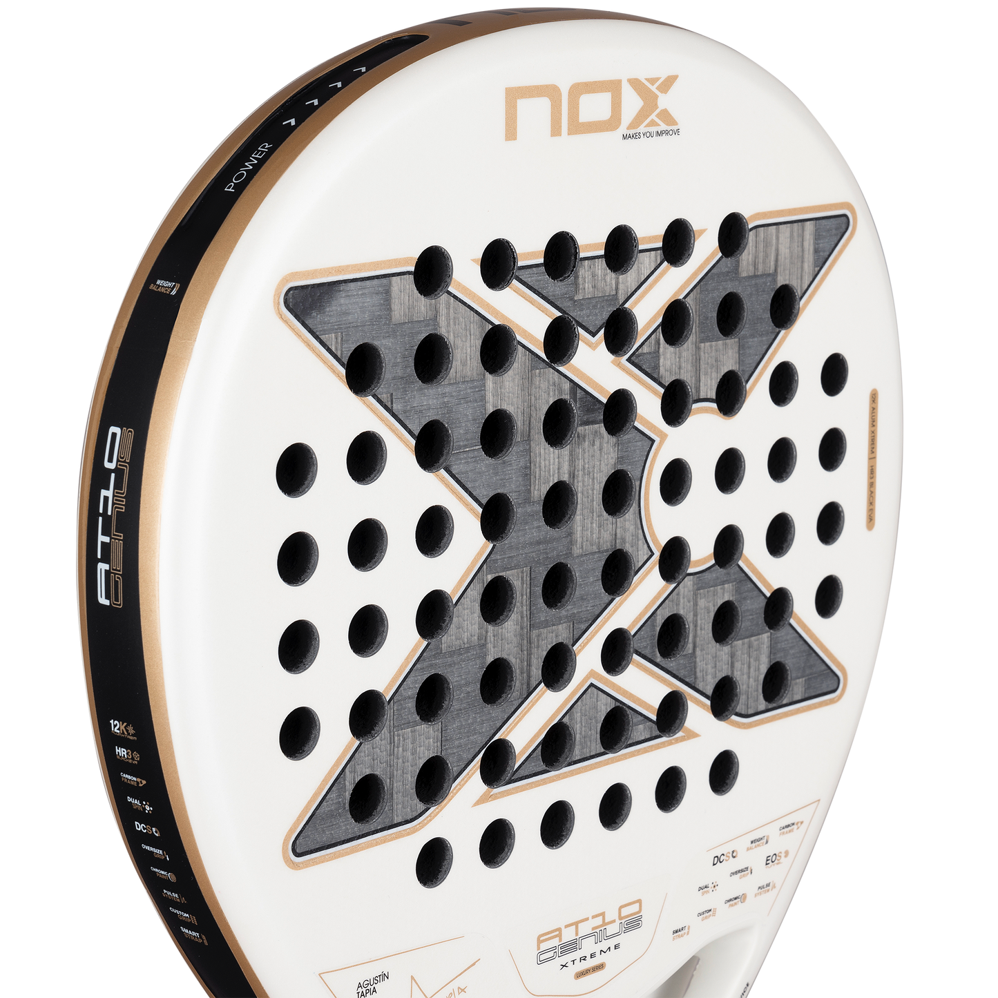 Pala Nox AT10 Genius 12K Alum Xtrem by Agustín Tapia 2026