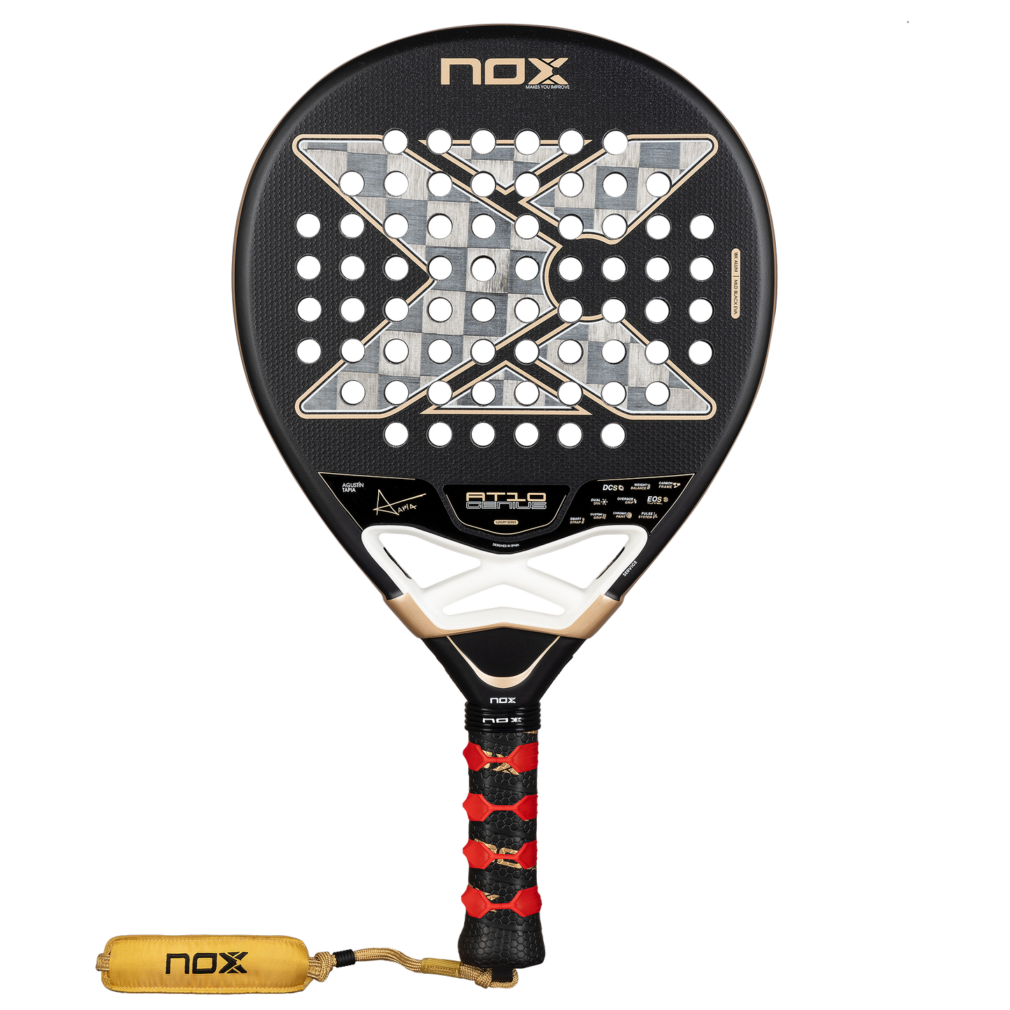 Pala Nox AT10 Genius 18K Alum Xtrem 2026 by Agustín Tapia