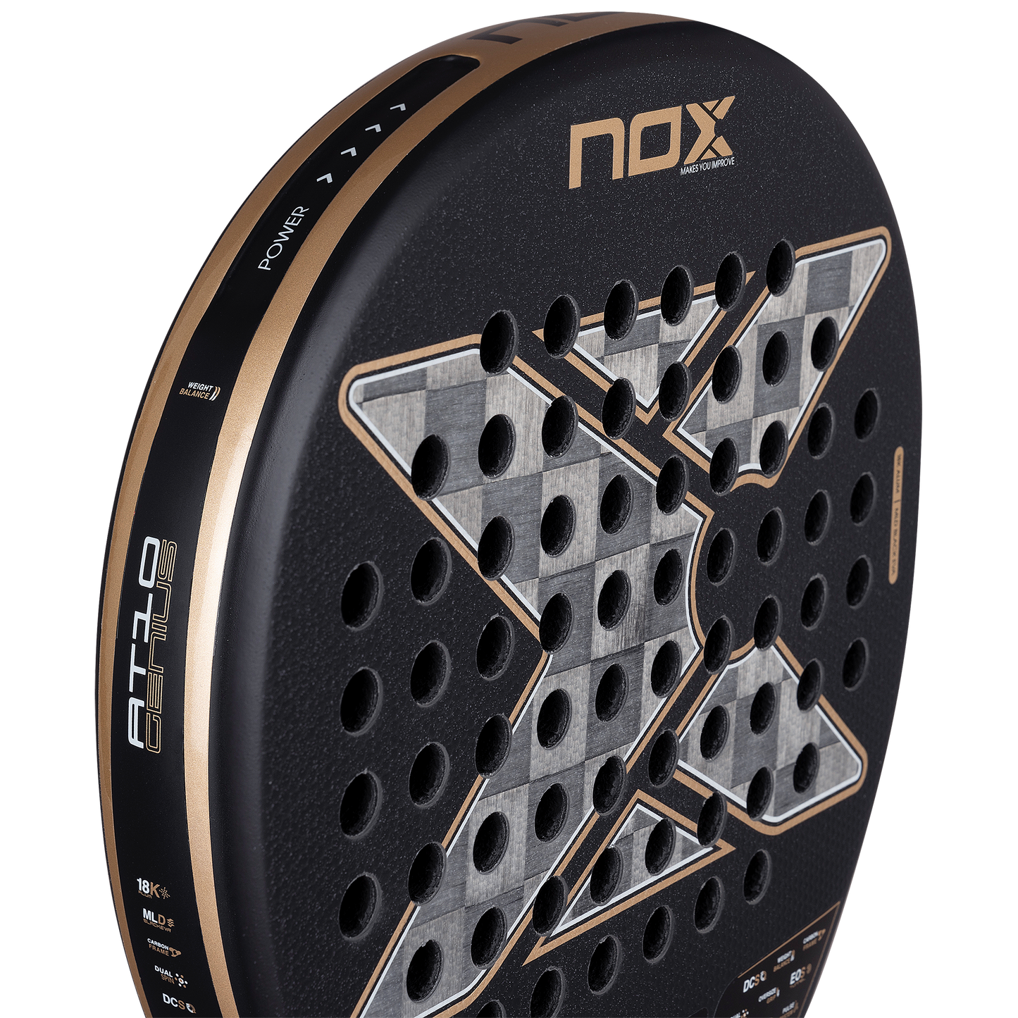 Pala Nox AT10 Genius 18K Alum Xtrem 2026 by Agustín Tapia