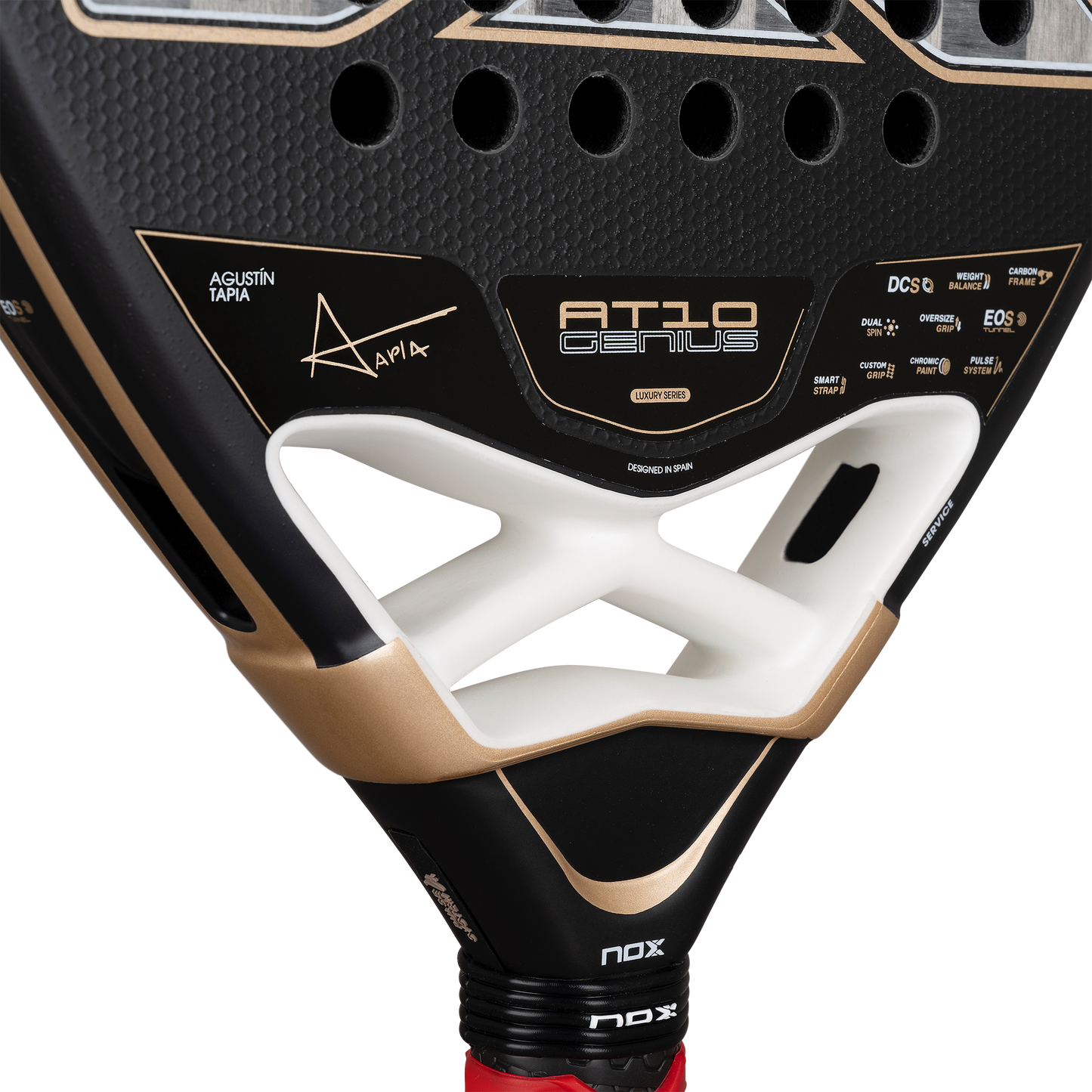 Pala Nox AT10 Genius 18K Alum Xtrem 2026 by Agustín Tapia