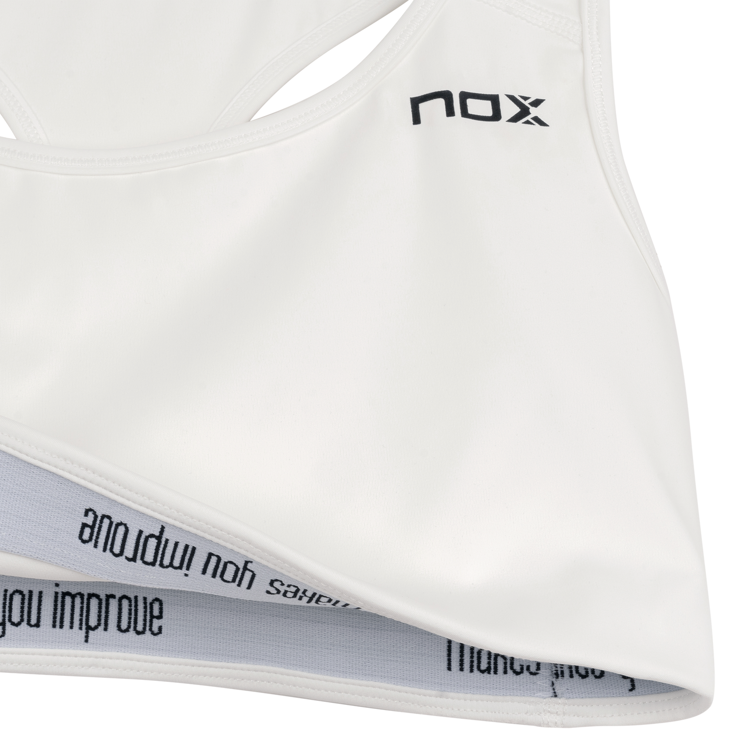 Sujetador Deportivo NOX Pro 2025 Blanco Mujer