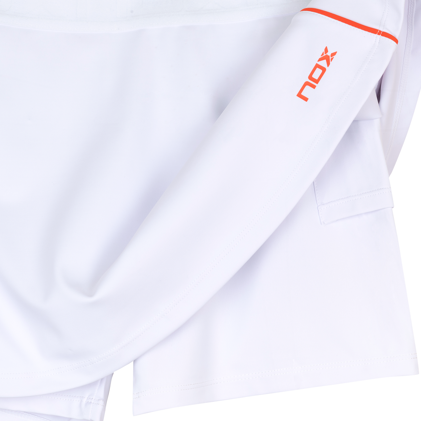 Falda de Pádel NOX Team 2025 Blanco Mujer