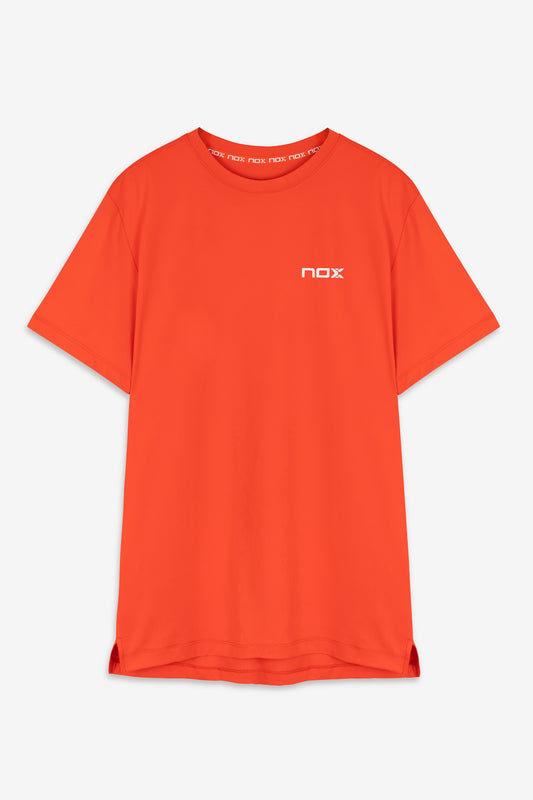 Camiseta Nox Team Regular Hombre Rojo/Naranja
