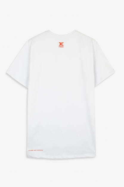 Camiseta Nox Team Regular Hombre Blanca