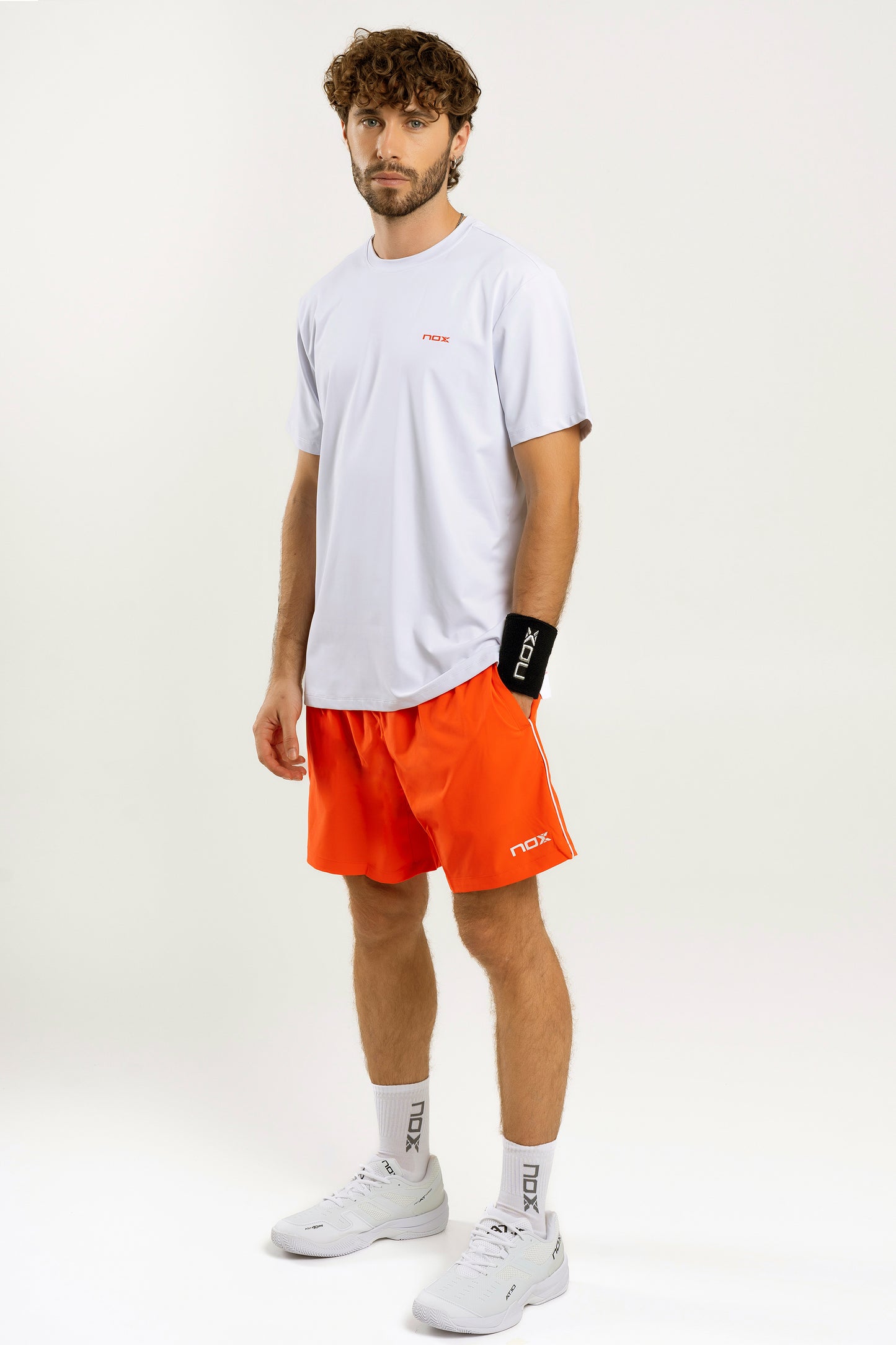 Camiseta Nox Team Regular Hombre Blanca