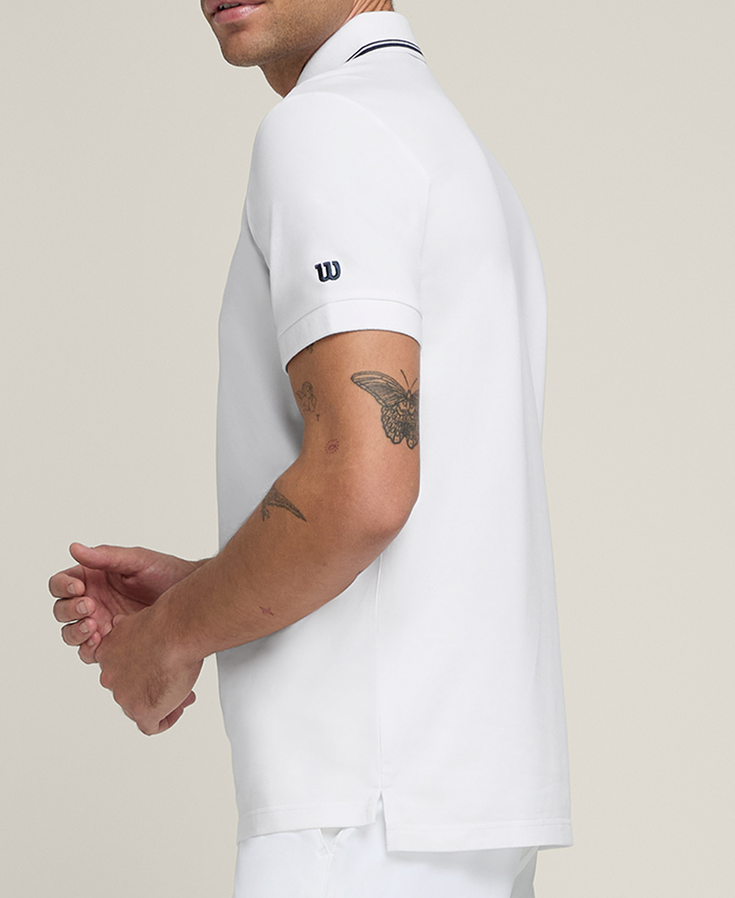 Polo Wilson Piqué Hombre Blanco