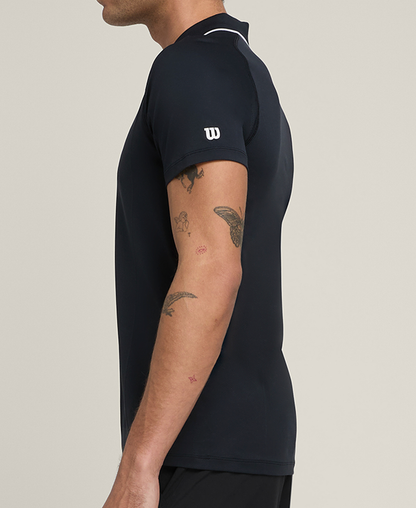Polo Wilson Seamless 2.0 Hombre Negro