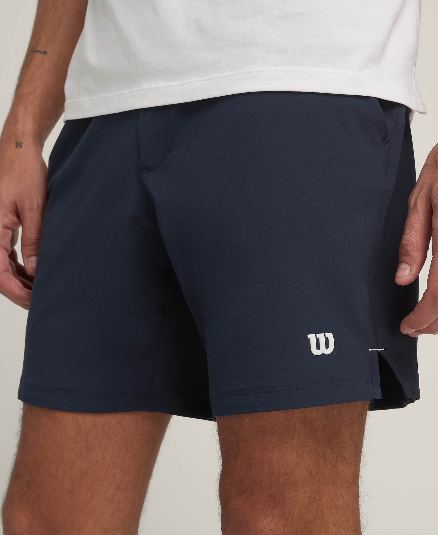 Short Wilson Team Short 7 2025 Hombre Azul Marino