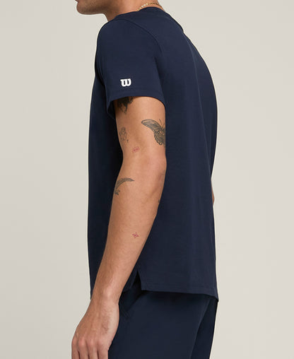 Camiseta Wilson Team Easy 2025 Hombre Azul Marino