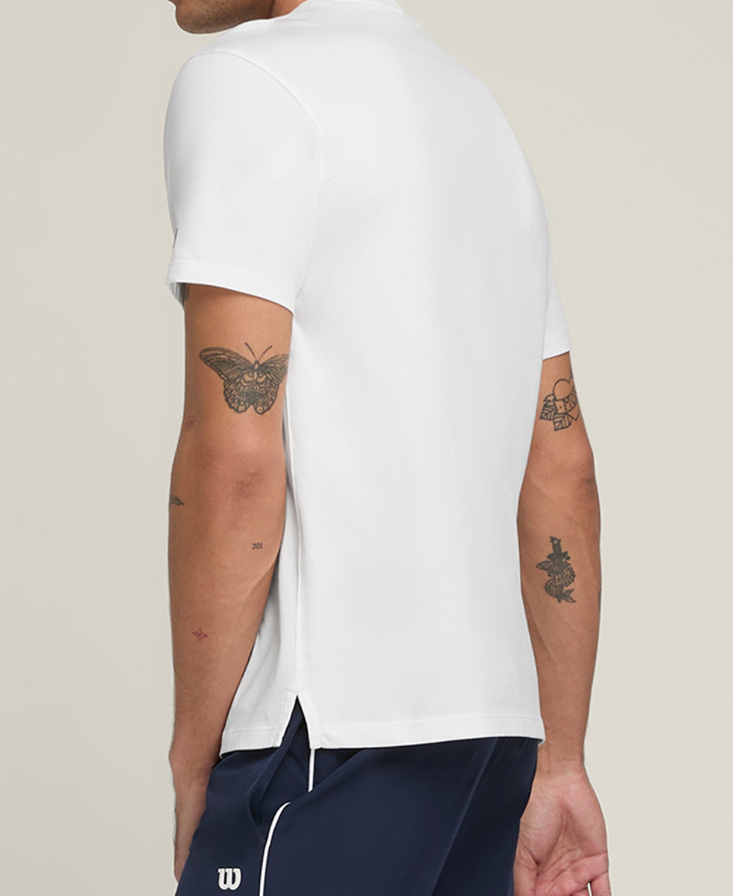 Camiseta Wilson Team Easy 2025 Hombre Blanco