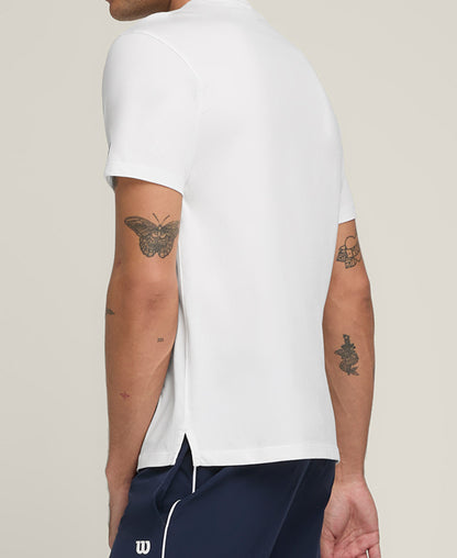 Camiseta Wilson Team Easy 2025 Hombre Blanco
