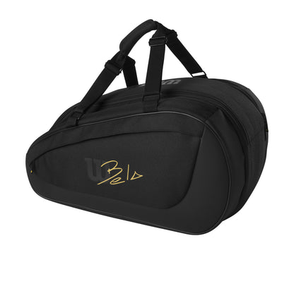 Paletero Wilson Bela Super Tour Negro/Oro 2025