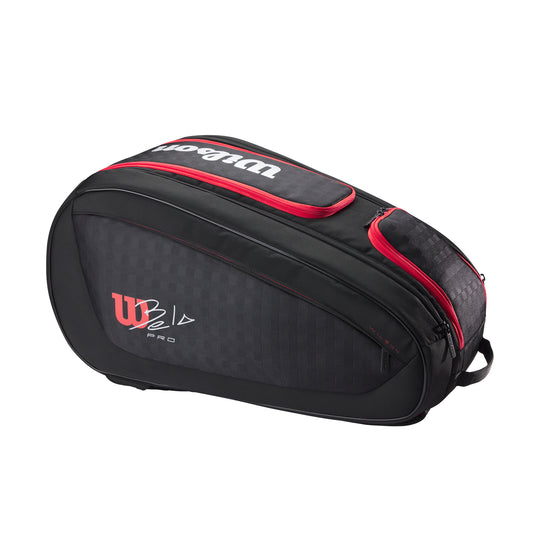 Paletero Wilson Bela Super Tour Negro/Rojo 2025