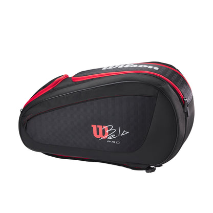 Paletero Wilson Bela Super Tour Negro/Rojo 2025