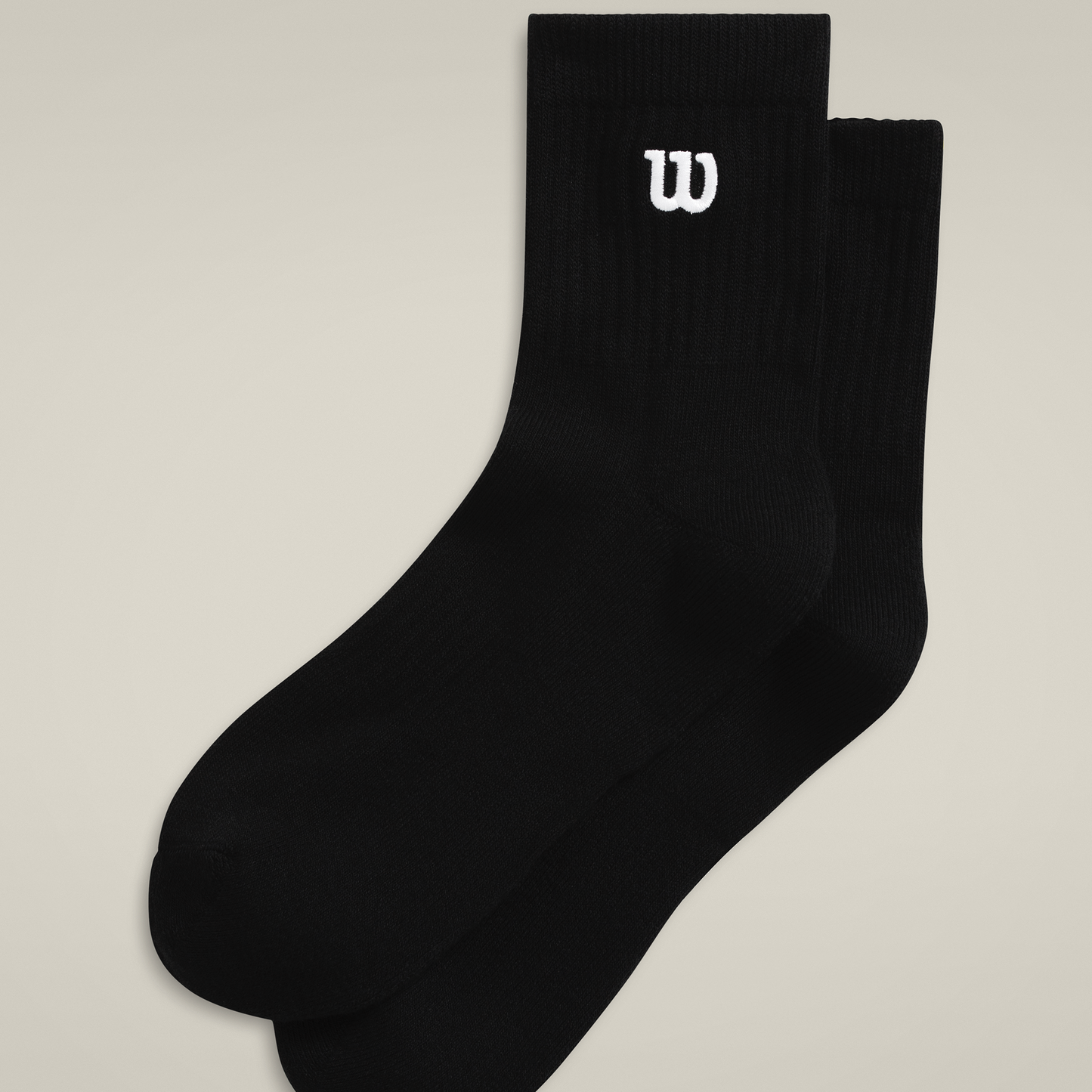 Calcetines Wilson Quarter Length Negro 2025