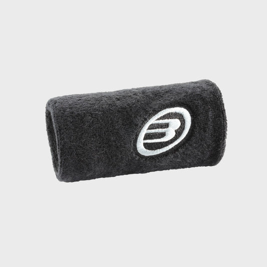 Muñequera Bullpadel Negro/Piedra