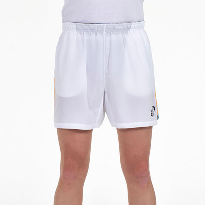 Pantalón corto de pádel Bullpadel Castiel Blanco Hombre