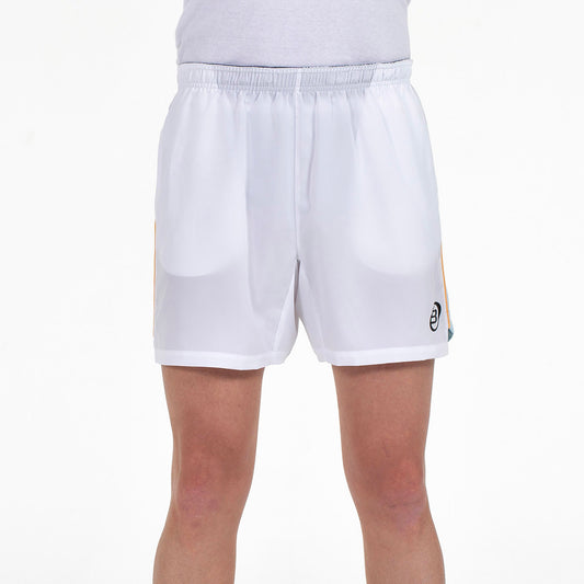 Pantalón corto de pádel Bullpadel Castiel Blanco Hombre