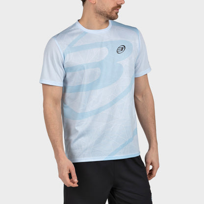 Camiseta de pádel Bullpadel Castil Azul Glaciar Hombre