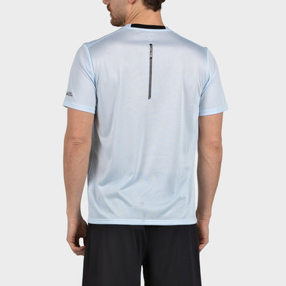 Camiseta de pádel Bullpadel Castil Azul Glaciar Hombre