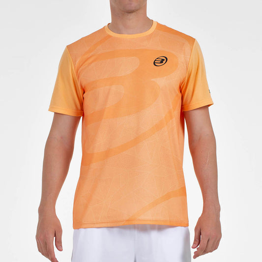 Camiseta de pádel Bullpadel Castil Mandarina Hombre
