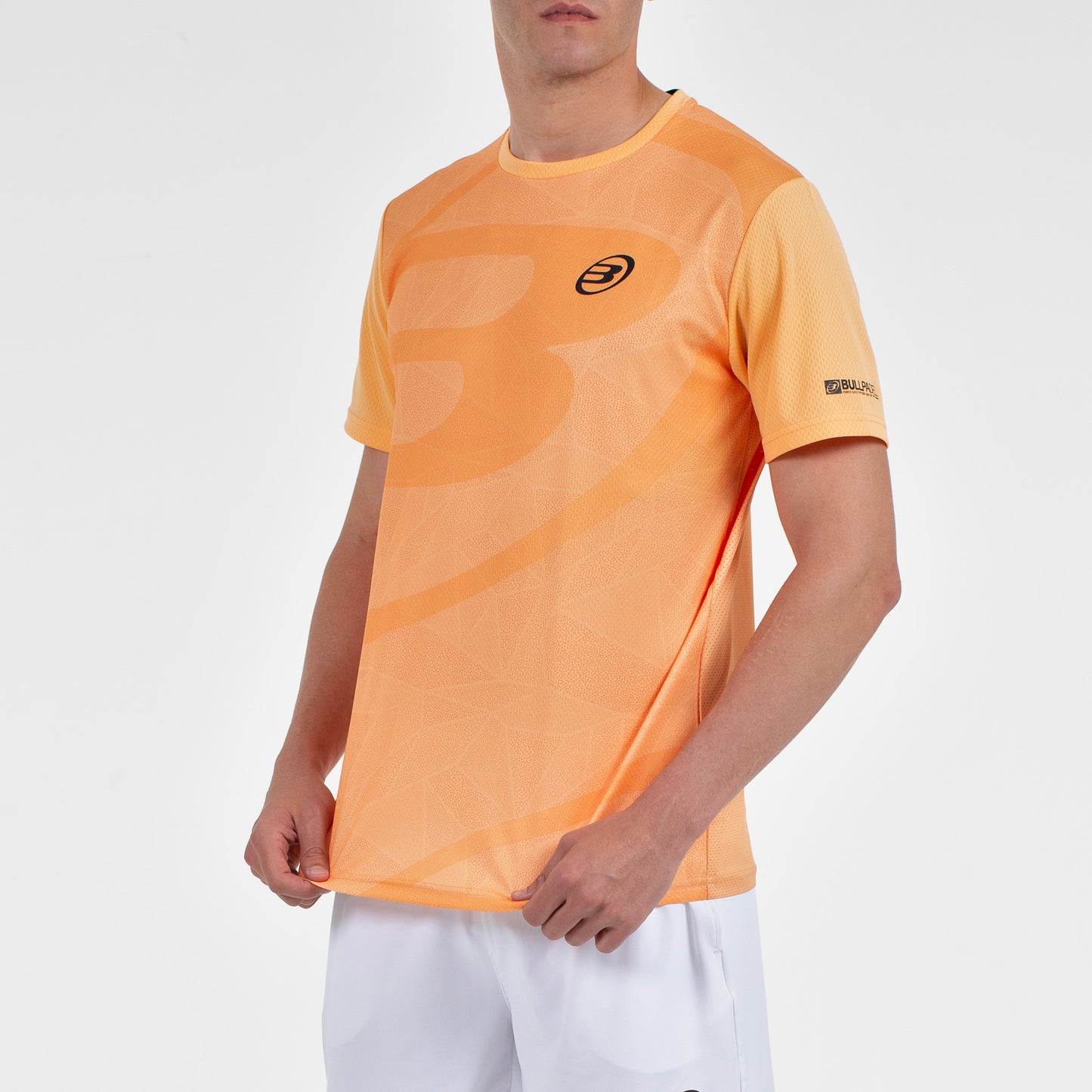 Camiseta de pádel Bullpadel Castil Mandarina Hombre