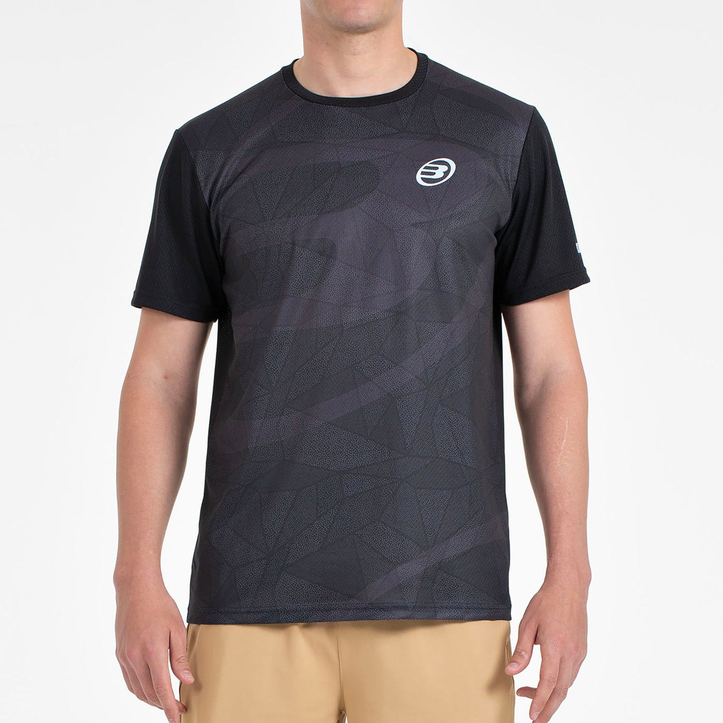 Camiseta de pádel Bullpadel Castil Negro Hombre