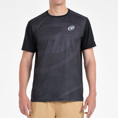 Camiseta de pádel Bullpadel Castil Negro Hombre