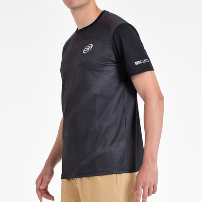 Camiseta de pádel Bullpadel Castil Negro Hombre