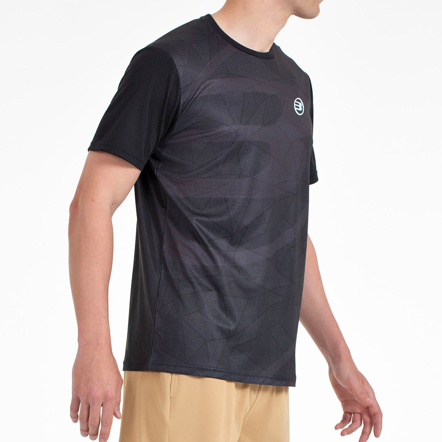 Camiseta de pádel Bullpadel Castil Negro Hombre