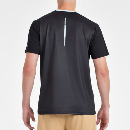 Camiseta de pádel Bullpadel Castil Negro Hombre