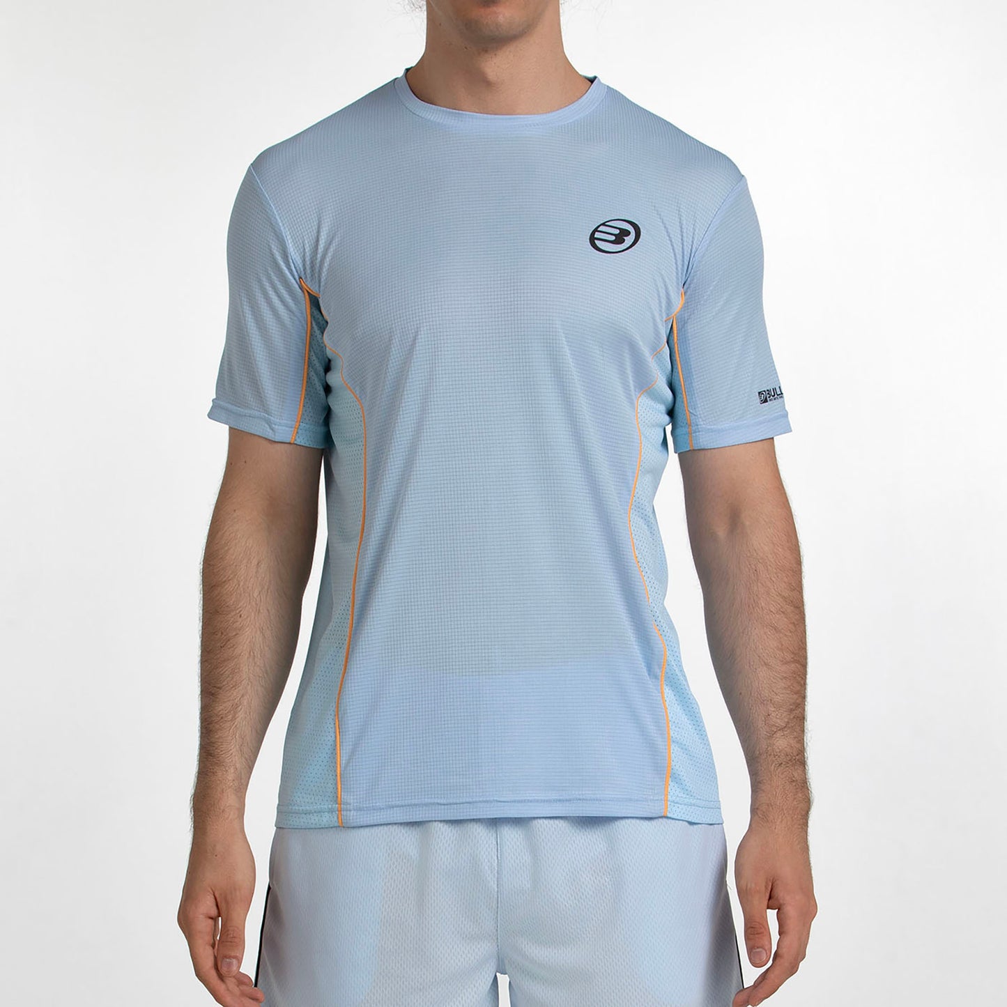 Camiseta de pádel Bullpadel Cerezal Azul Glaciar Hombre